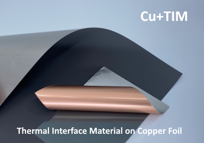 A case of laminating a thermal conductive sheet on copper foil